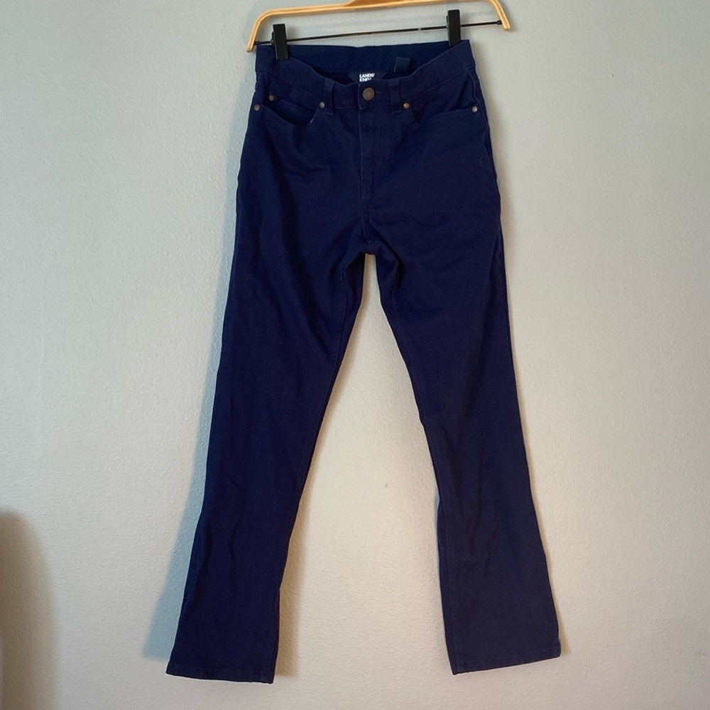 Lands' End Deep Blue Trousers